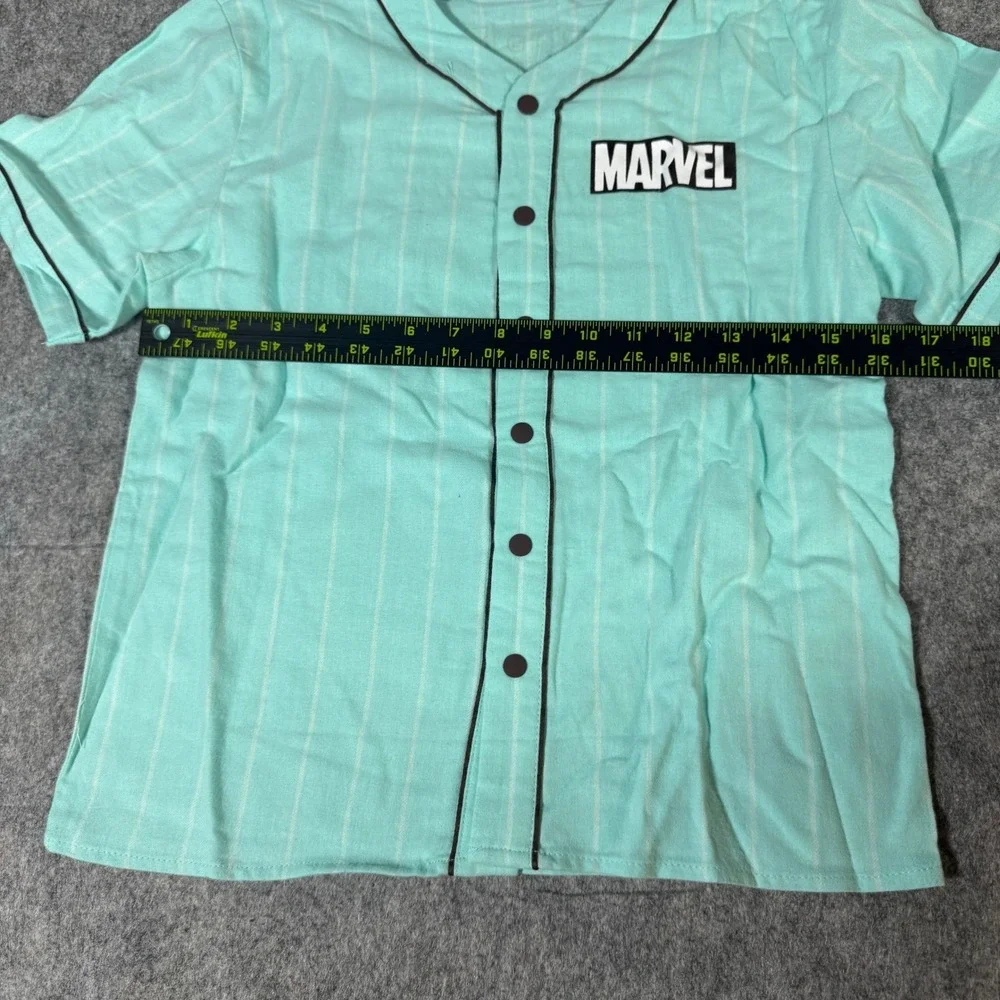Marvel Avengers Kids 3-Piece Set Baseball Jersey T-Shirt Mesh Shorts Size 6